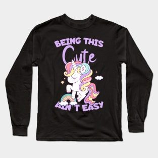 Sweet unicorn Long Sleeve T-Shirt